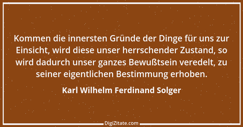 Zitat von Karl Wilhelm Ferdinand Solger 9