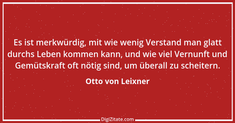 Zitat von Otto von Leixner 131