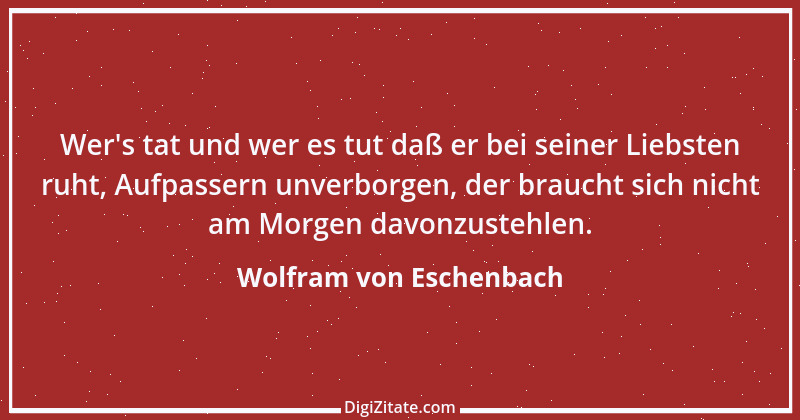 Zitat von Wolfram von Eschenbach 8