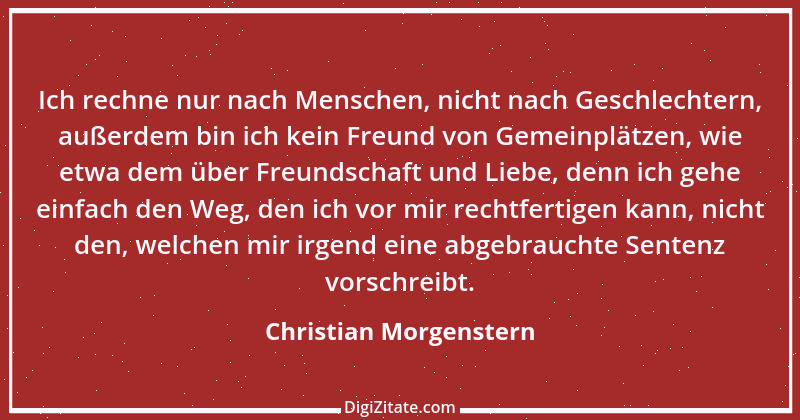 Zitat von Christian Morgenstern 356