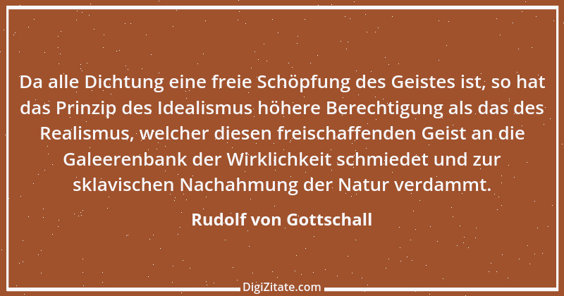 Zitat von Rudolf von Gottschall 11