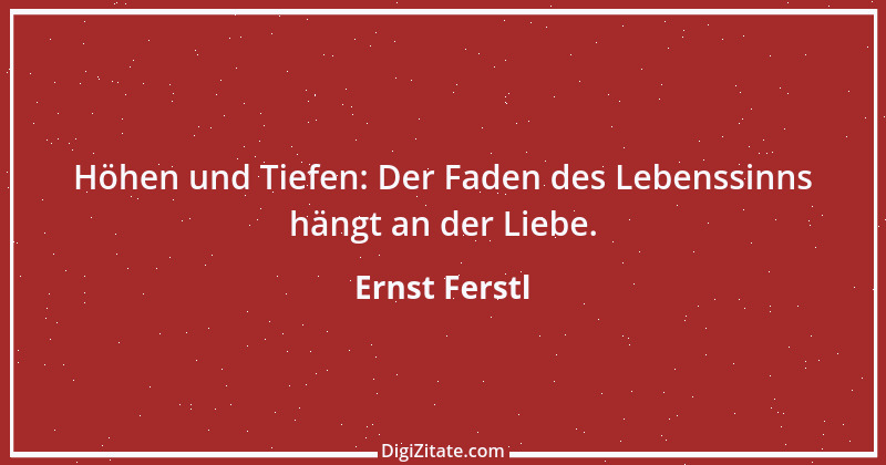 Zitat von Ernst Ferstl 1275