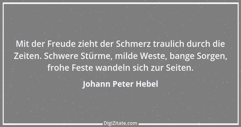 Zitat von Johann Peter Hebel 45