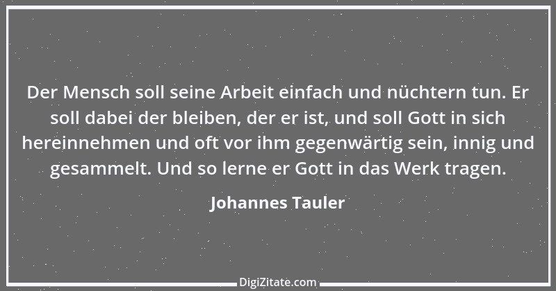 Zitat von Johannes Tauler 3