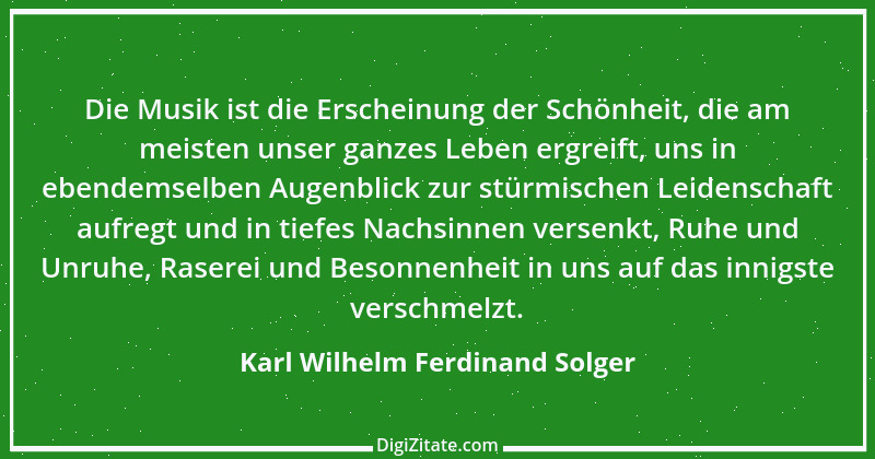 Zitat von Karl Wilhelm Ferdinand Solger 11