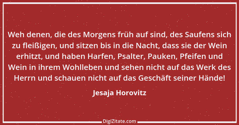 Zitat von Jesaja Horovitz 7