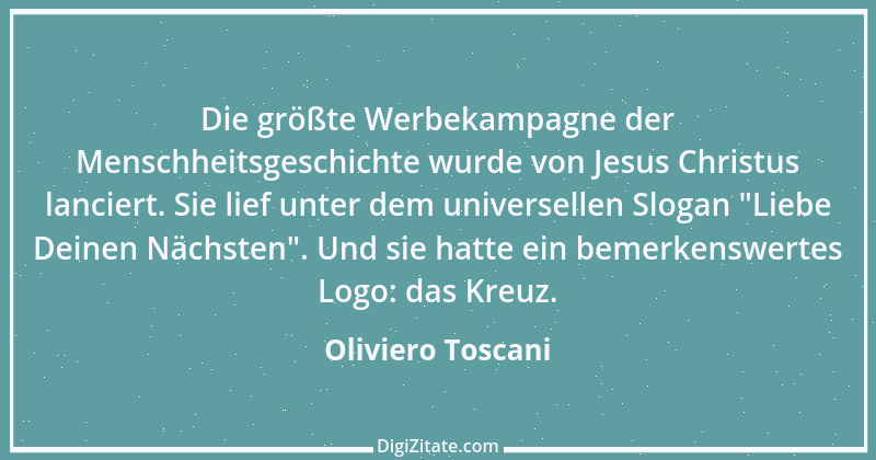 Zitat von Oliviero Toscani 6