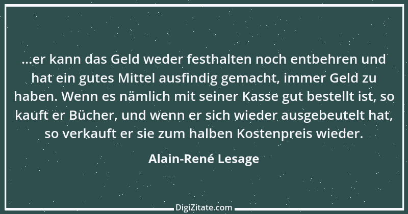 Zitat von Alain-René Lesage 4