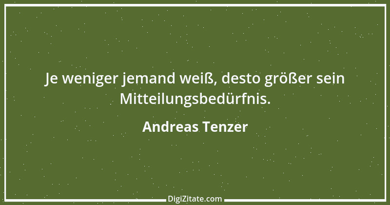 Zitat von Andreas Tenzer 80