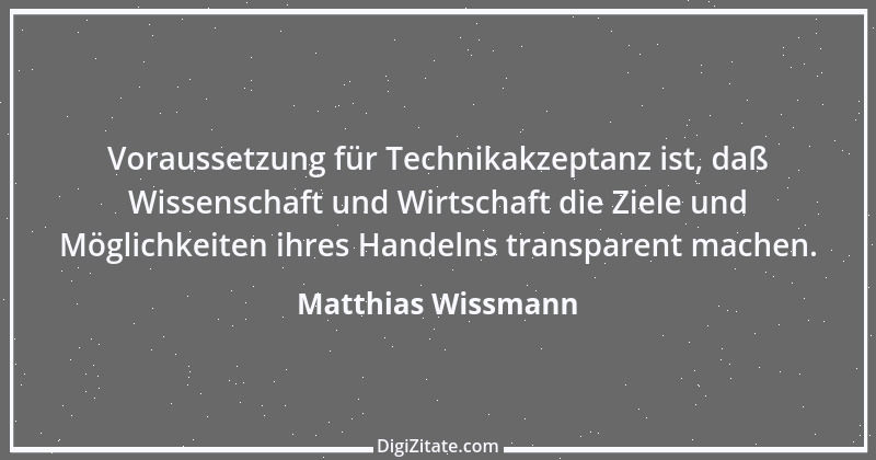 Zitat von Matthias Wissmann 18