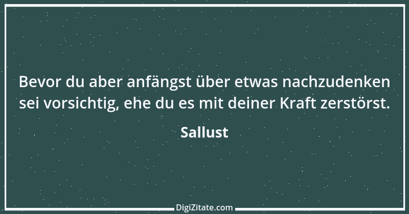 Zitat von Sallust 12