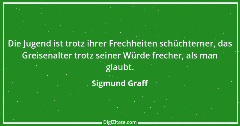 Zitat von Sigmund Graff 43