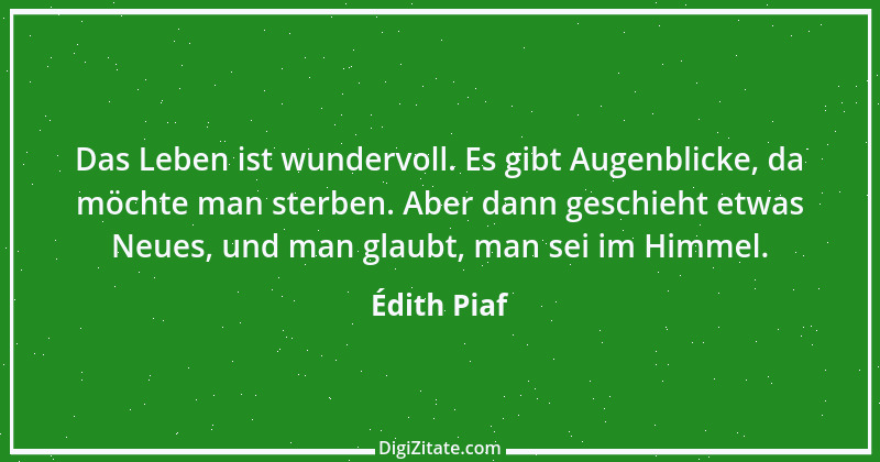 Zitat von Édith Piaf 2