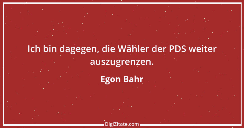 Zitat von Egon Bahr 27