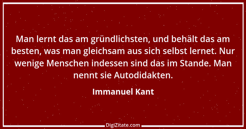 Zitat von Immanuel Kant 327