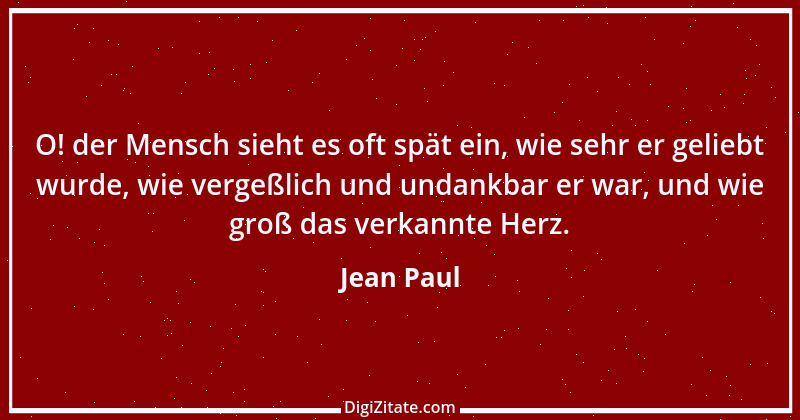 Zitat von Jean Paul 981