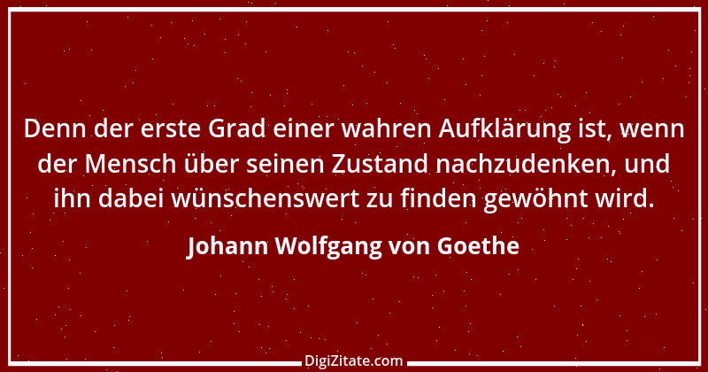 Zitat von Johann Wolfgang von Goethe 1836