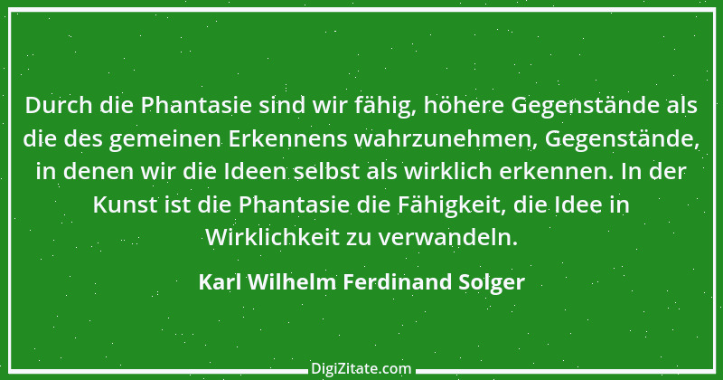 Zitat von Karl Wilhelm Ferdinand Solger 13