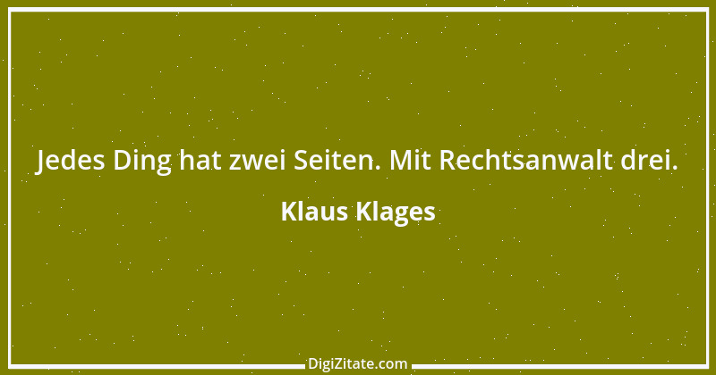 Zitat von Klaus Klages 88