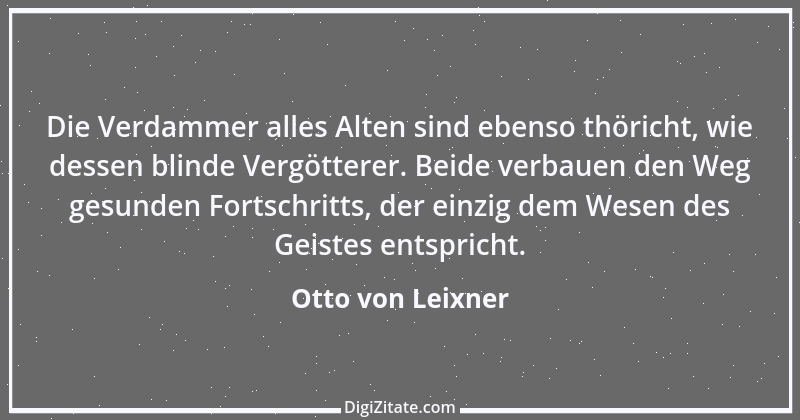 Zitat von Otto von Leixner 135