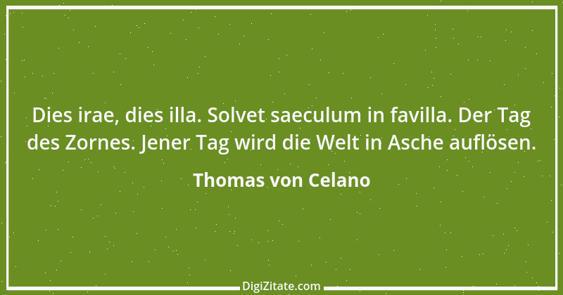 Zitat von Thomas von Celano 4