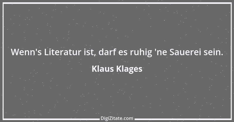 Zitat von Klaus Klages 89