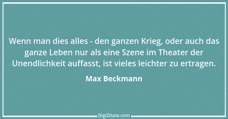 Zitat von Max Beckmann 4