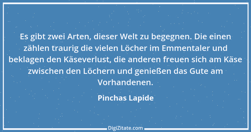 Zitat von Pinchas Lapide 1