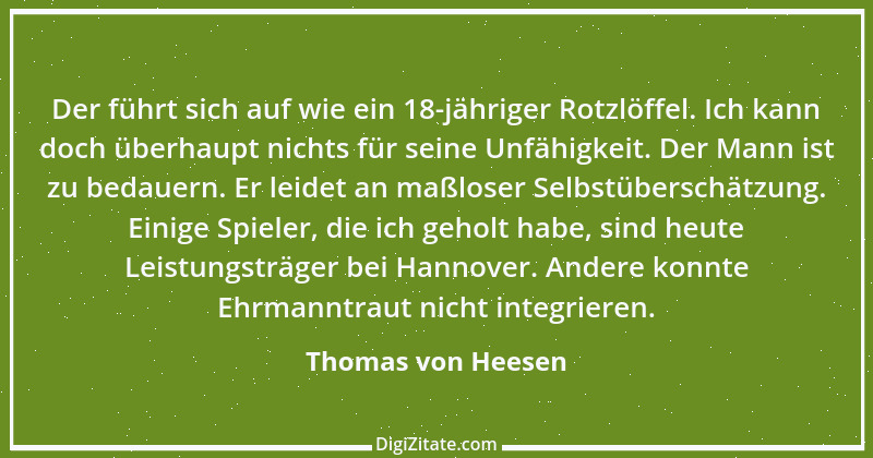 Zitat von Thomas von Heesen 1