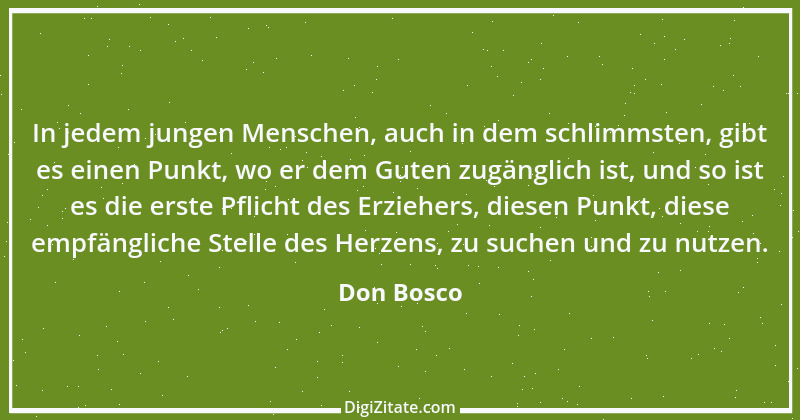 Zitat von Don Bosco 20