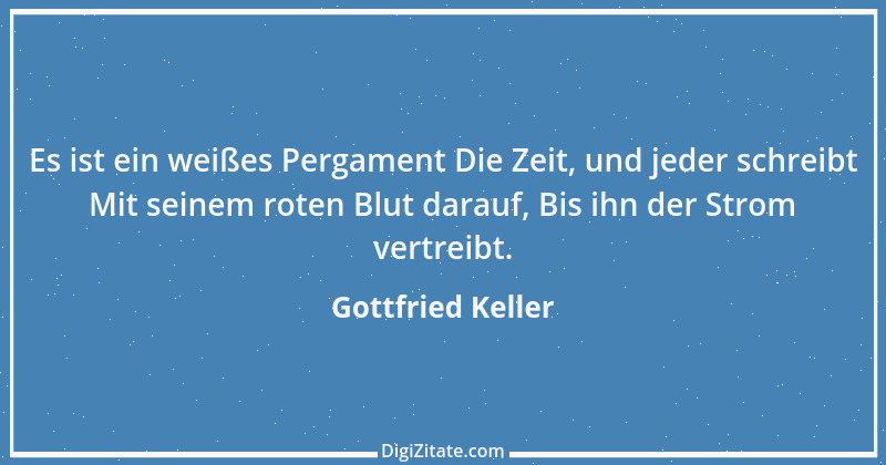 Zitat von Gottfried Keller 85