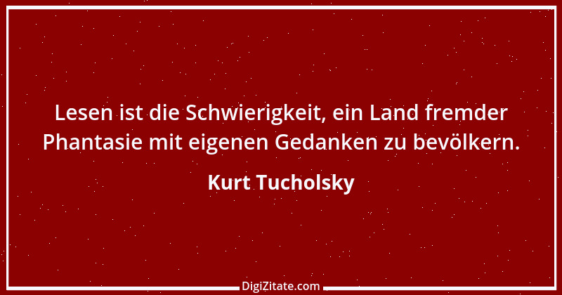 Zitat von Kurt Tucholsky 379