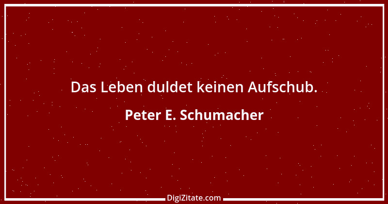 Zitat von Peter E. Schumacher 643