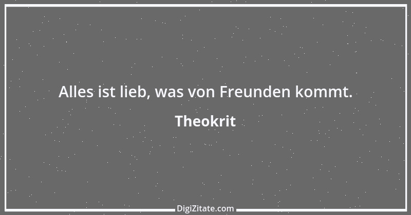 Zitat von Theokrit 7