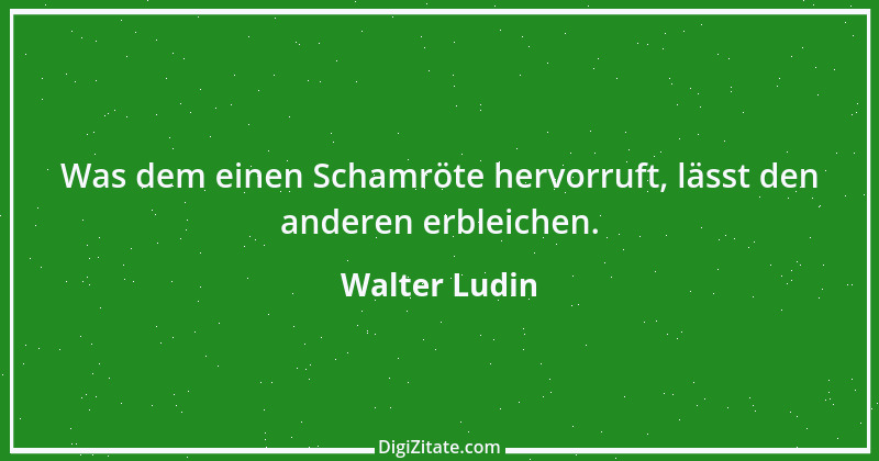 Zitat von Walter Ludin 340