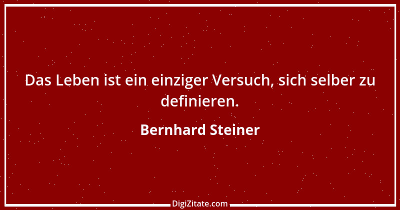 Zitat von Bernhard Steiner 33