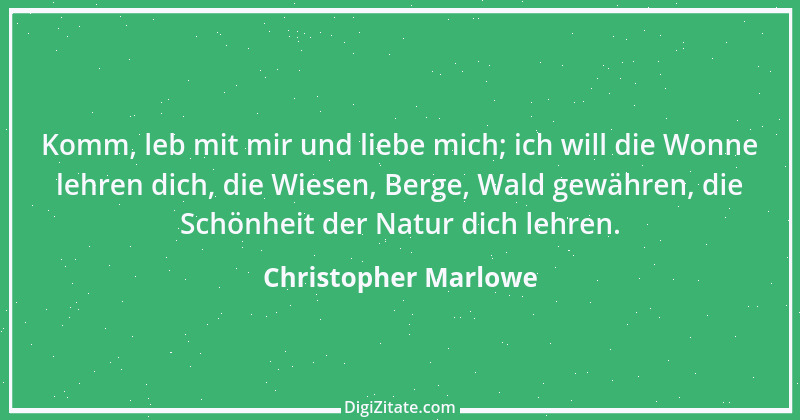 Zitat von Christopher Marlowe 1