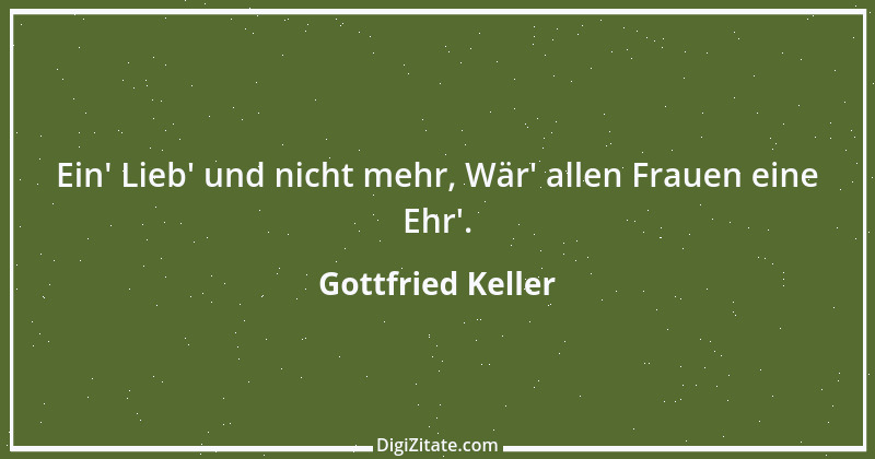 Zitat von Gottfried Keller 86