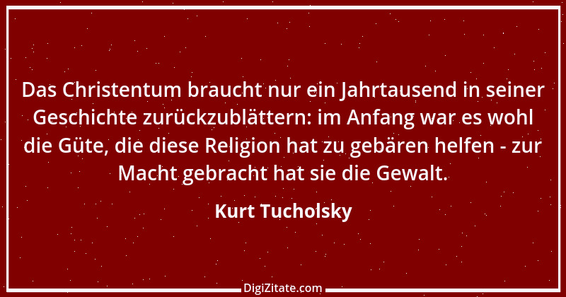 Zitat von Kurt Tucholsky 380