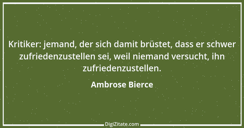 Zitat von Ambrose Bierce 70