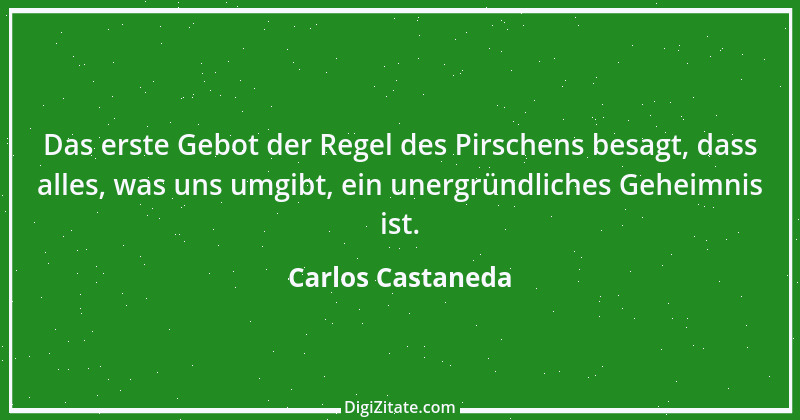 Zitat von Carlos Castaneda 7