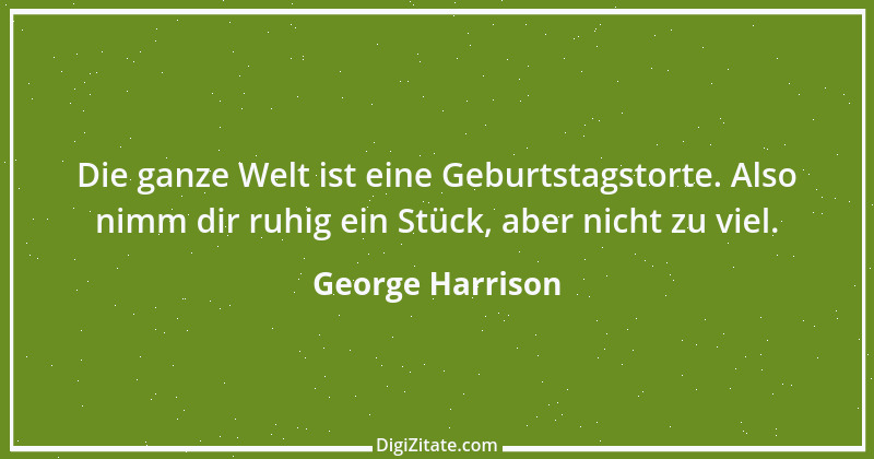 Zitat von George Harrison 1