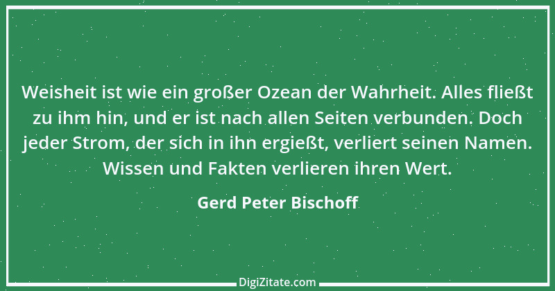 Zitat von Gerd Peter Bischoff 73