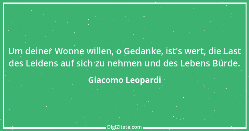 Zitat von Giacomo Leopardi 1