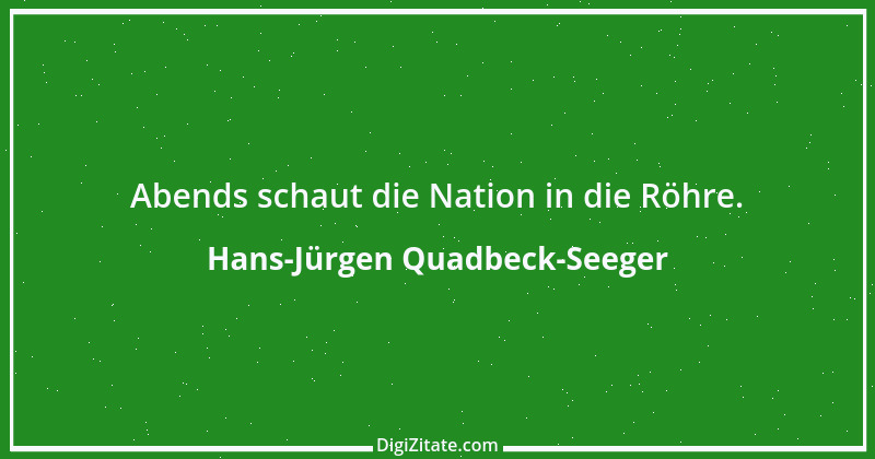 Zitat von Hans-Jürgen Quadbeck-Seeger 468