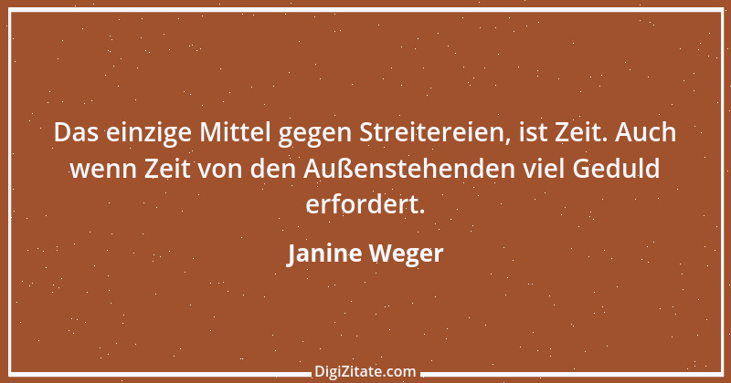 Zitat von Janine Weger 124