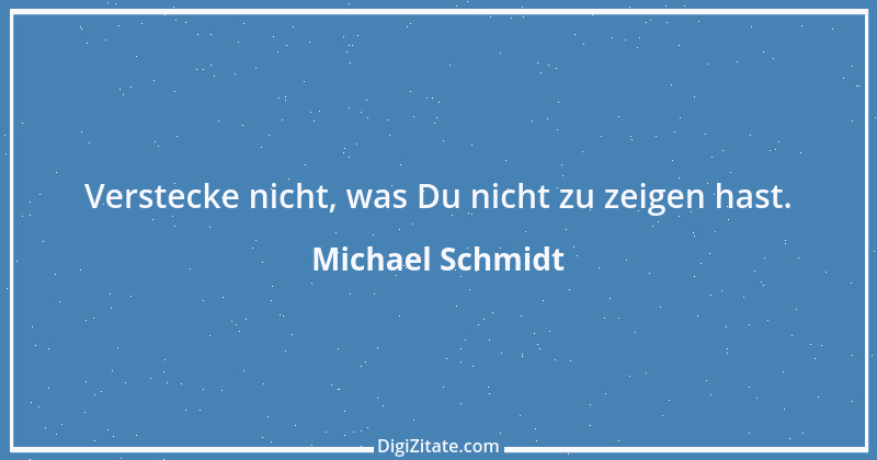 Zitat von Michael Schmidt 1