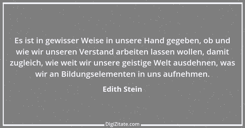 Zitat von Edith Stein 4