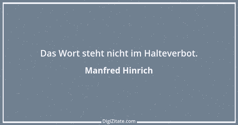 Zitat von Manfred Hinrich 2015