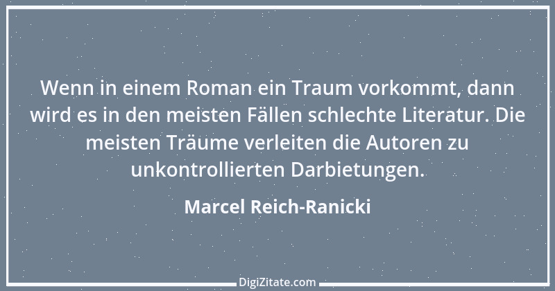 Zitat von Marcel Reich-Ranicki 19